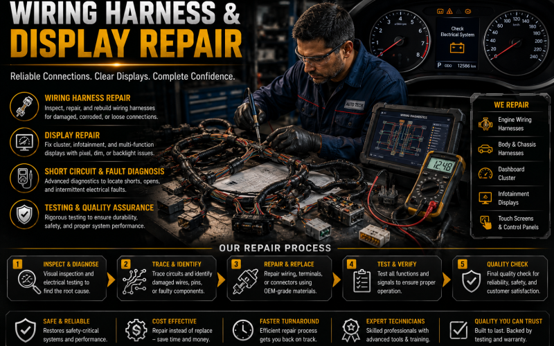 Wiring Harness & Display Repair